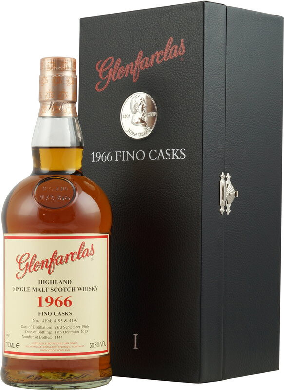 Виски Glenfarclas Fino Cask 1966 gift box 700 мл