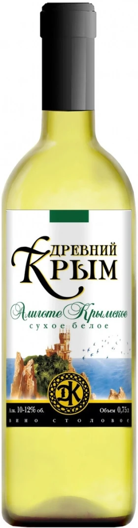 Вино "Древний Крым" Алиготе Крымское