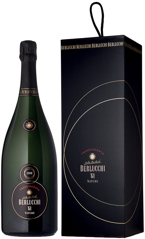 Игристое вино Guido Berlucchi 61 Franciacorta Nature DOCG 2009 gift box 15 л