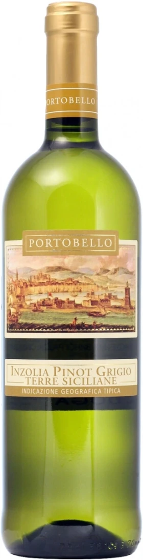 Вино Vinispa, Portobello Inzolia-Pinot Grigio, Terre Siciliane IGT
