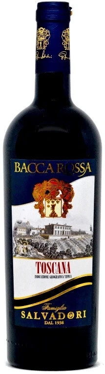 Вино Salvadori, "Bacca Rossa" Toscana IGT, 2020