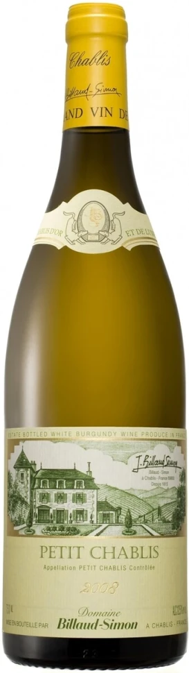 Вино Billaud-Simon, Petit Chablis, 2009