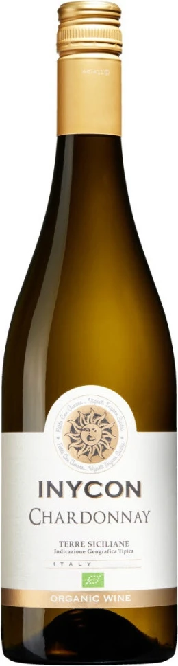 Вино Inycon, Chardonnay Organic, Terre Siciliane IGT, 2019