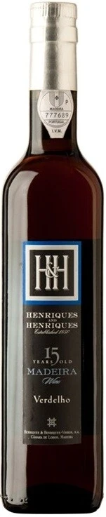 Вино Henriques &amp; Henriques, Verdelho 15 Years Old, Madeira DOP, 0.5 л