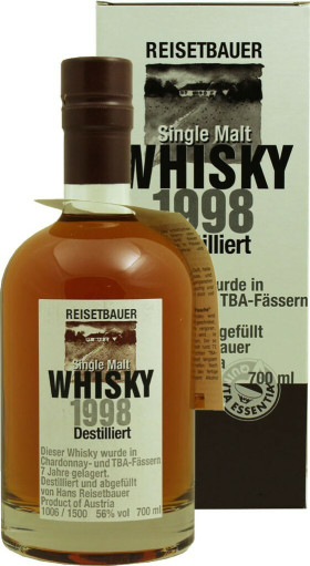 Виски Reisetbauer Single Malt Whisky 1998 gift box 700 мл