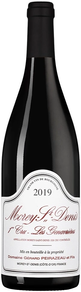 Вино Domaine Gerard Peirazeau, Morey-Saint-Denis 1-er Cru Les Genavrieres AOC, 2019