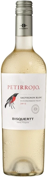 Вино Bisquertt, Petirrojo Reserve, Sauvignon Blanc, Colchagua Valley DO, 2012