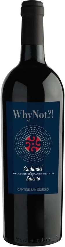 Вино Cantine San Giorgio, WhyNot?! Zinfandel, Salento IGP, 0.75 л