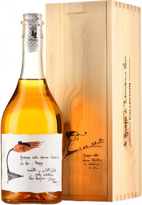 Граппа Distilleria Levi Serafino di Levi Romano Grappa Ambrata wooden box 700 мл
