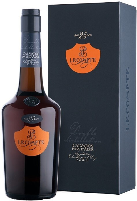 Кальвадос Lecompte Pays d Auge 25 years gift box 700 мл