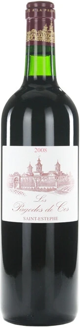 Вино "Les Pagodes de Cos" AOC Saint-Estephe, 2008
