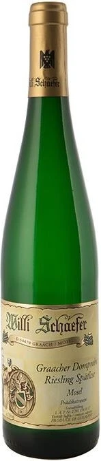 Вино Willi Schaefer, Graacher Domprobst Riesling Spatlese #10, 2018