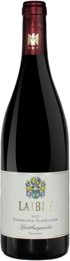 Вино Andreas Laible, Durbacher Plauelrain Spatburgunder Trocken, Erste Lage VDP, 2016