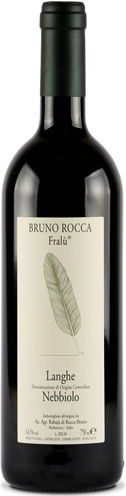 Вино Rabaja di Bruno Rocca Nebbiolo Fralu Langhe DOC 2020