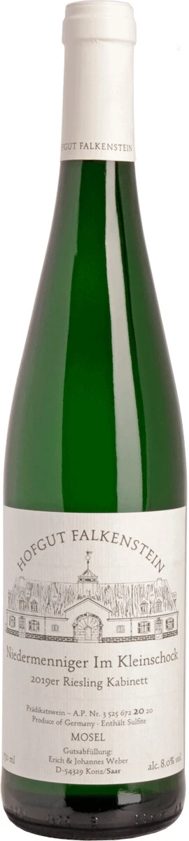 Вино Hofgut Falkenstein, Niedermenniger Im Kleinschock Riesling Kabinett, Mosel QmP, 2019