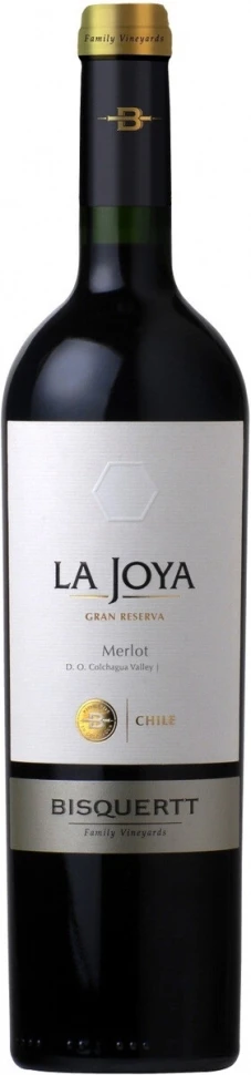 Вино Bisquertt, La Joya Gran Reserva Merlot, Colchagua Valley DO, 2014