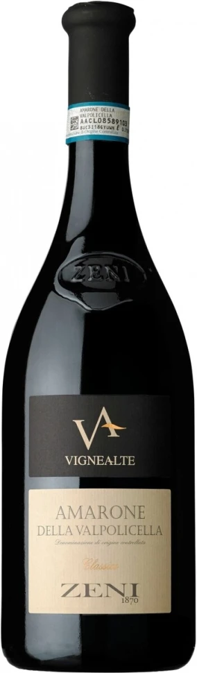 Вино Zeni, Vigne Alte Amarone della Valpolicella Classico DOC, 2011