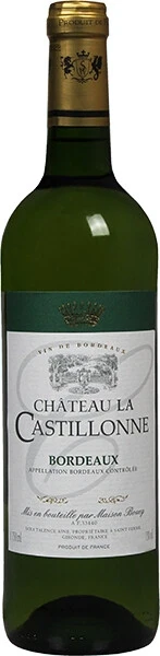 Вино "Chateau la Castillonne" Blanc, Bordeaux AOC