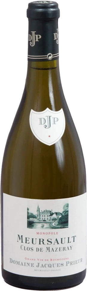 Вино Domaine Jacques Prieur, Meursault Clos de Mazeray Blanc, 2012