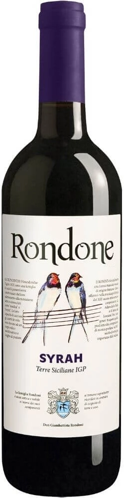 Вино Rondone Syrah, Terre Siciliane IGP, 2024