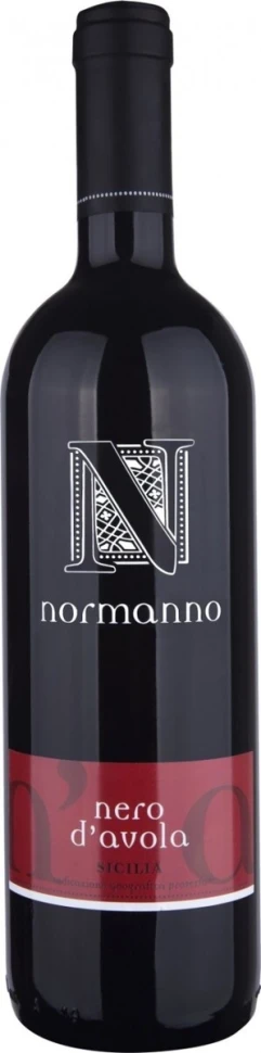 Вино Normanno, Nero d'Avola, Sicilia IGT, 2013