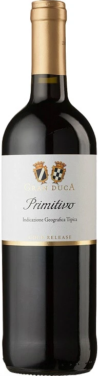 Вино Gran Duca Primitivo IGT, 2020