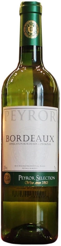 Вино "Peyror" Bordeaux Blanc AOC, 2014