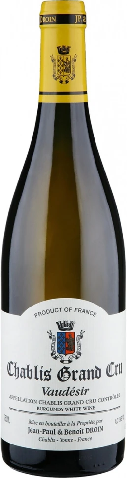 Вино Jean-Paul & Benoit Droin, Chablis Grand Cru Vaudesir AOC, 2019
