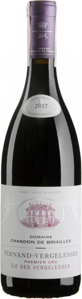 Вино Domaine Chandon de Briailles Pernand Vergelesses Rouge Premier Cru Ile de Vergelesses AOC 2017