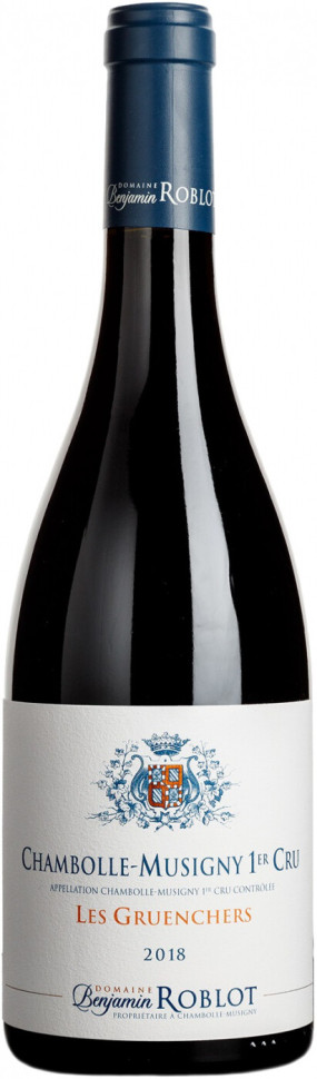 Вино Domaine Benjamin Roblot Chambolle Musigny 1er Cru Les Gruenchers AOC 2018