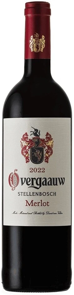 Вино Overgaauw, Merlot, Stellenbosch WO, 2022
