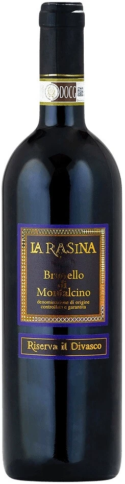 Вино La Rasina, Il Divasco Brunello di Montalcino DOCG Riserva, 2012, 1.5 л