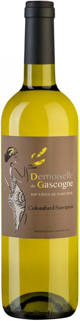 Вино Domain de Menard Demoiselle de Gascogne Colombard Sauvignon Cotes de Gascogne IGP 2021
