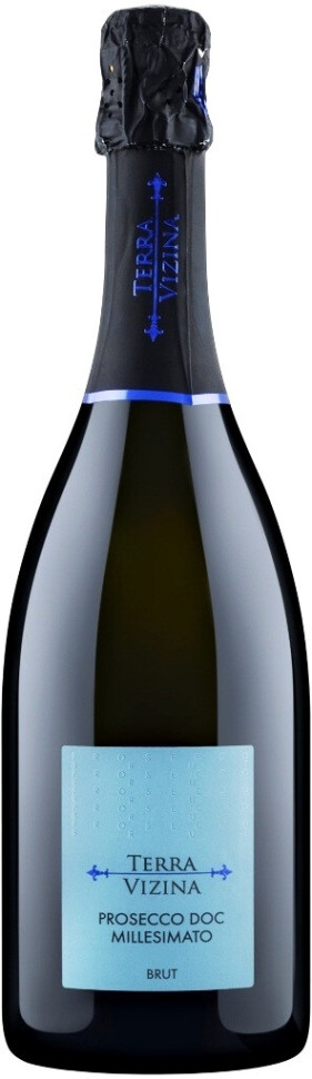 Игристое вино Terra Vizina Prosecco DOC Brut Millesimato 2022