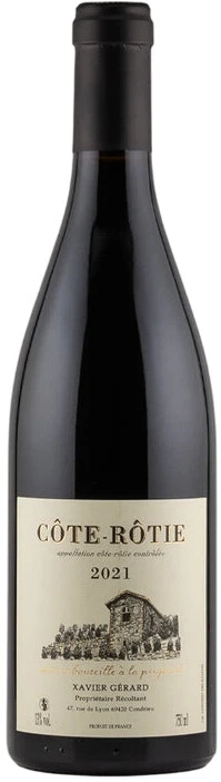 Вино Xavier Gerard, Cote-Rotie AOC, 2021