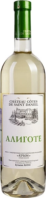 Вино Chateau Cotes de Saint Daniel, Aligote, 2021