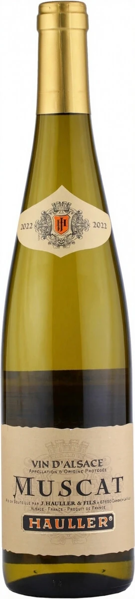 Вино J. Hauller &amp; Fils, Muscat, Alsace AOC, 2022