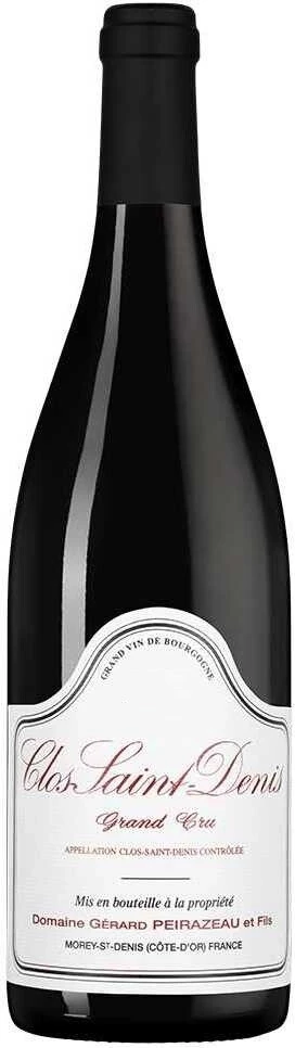 Вино Domaine Gerard Peirazeau, Clos-Saint-Denis Grand Cru AOC, 2022