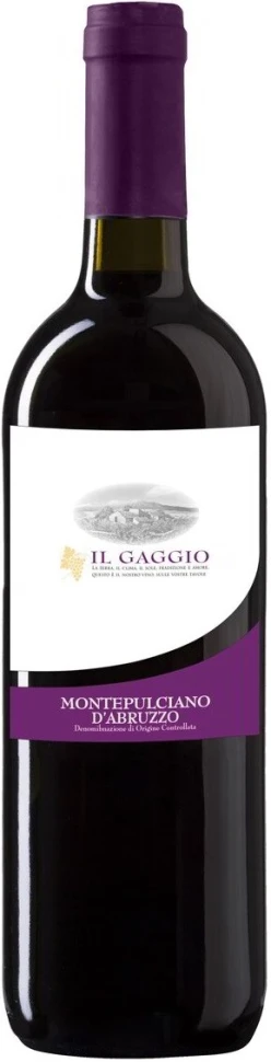Вино Natale Verga, Il Gaggio Montepulciano d'Abruzzo DOC, 2019