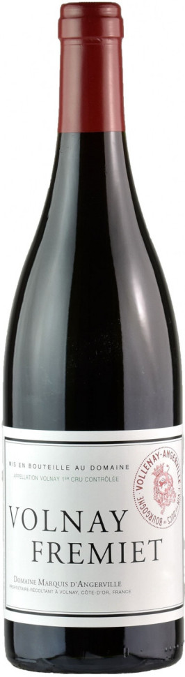 Вино Domaine Marquis D Angerville Volnay 1er Cru Fremiet AOC 2020