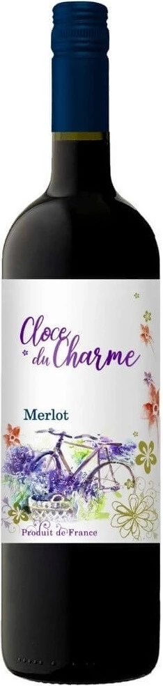 Вино Les Celliers Jean d'Alibert, Cloce du Charme Merlot, Pays d'Oc IGP, 2021