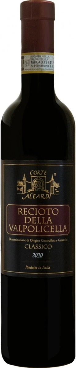 Вино Corte Aleardi, Recioto della Valpolicella Classico DOCG, 2020, 0.5 л