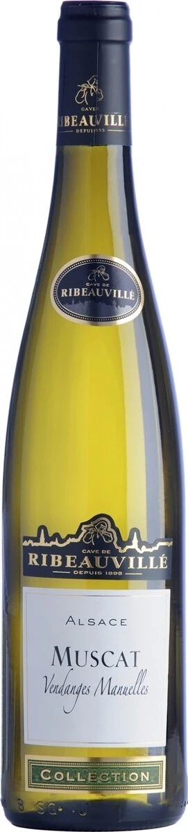 Вино Cave de Ribeauville, Muscat Vendanges Manuelles, Alsace AOC, 2012
