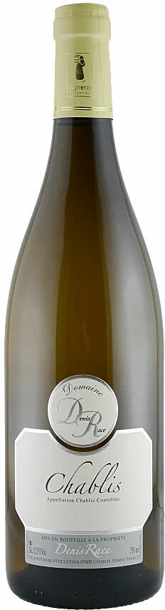 Вино Domaine Denis Race, Chablis AOC, 2014, 375 мл