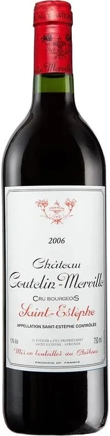 Вино Chateau Coutelin-Merville Cru Bourgeois, Saint-Estephe AOC, 2006
