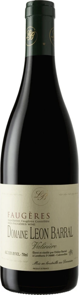 Вино Domaine Leon Barral, Valiniere, Faugeres AOC, 2015