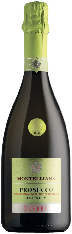 Игристое вино Montelliana Organic Prosecco DOC Extra Dry