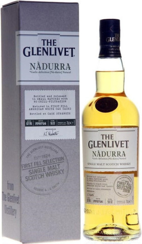 Виски Glenlivet Nadurra First Fill Selection 59 1% gift box 700 мл