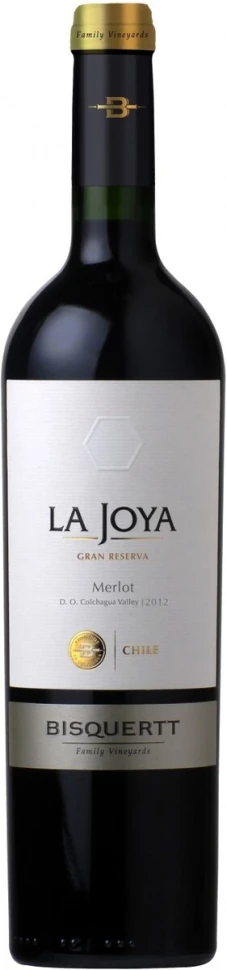 Вино Bisquertt, La Joya Gran Reserva, Merlot, Colchagua Valley DO, 2012
