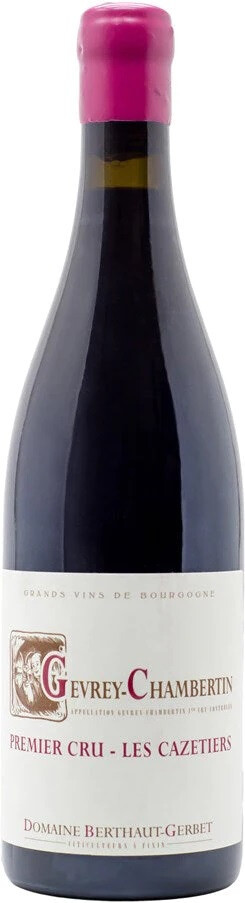 Вино Domaine Berthaut Gerbet Gevrey Chambertin Premier Cru Les Cazetiers AOC 2019